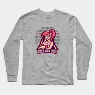 Girls can code Long Sleeve T-Shirt